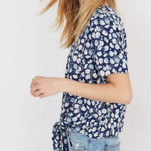 NWOT Madewell Novel Tie-Front tee Top plus size